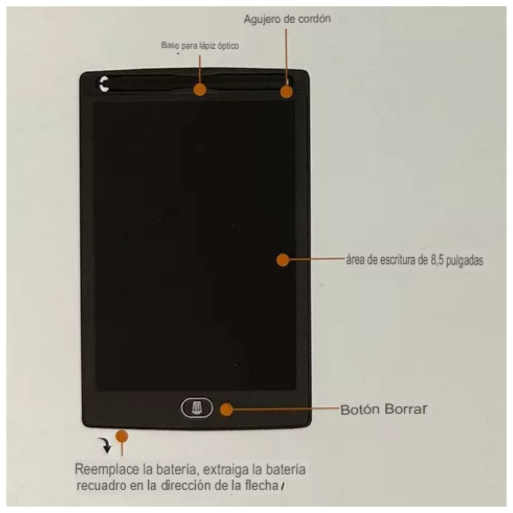 Pizarra Mágica LED Infantil 8.5 in